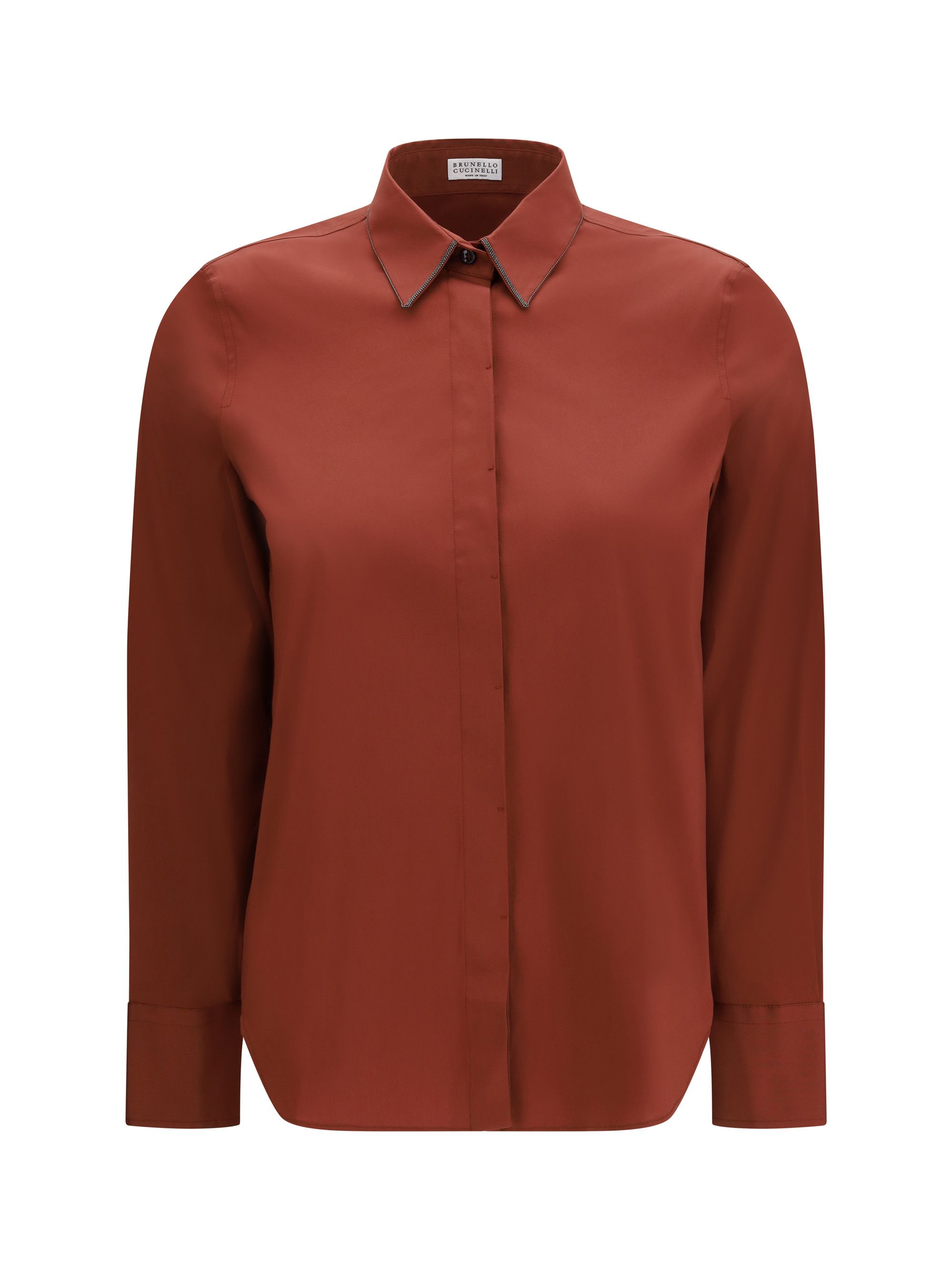 Shirt with iconic jewelry details