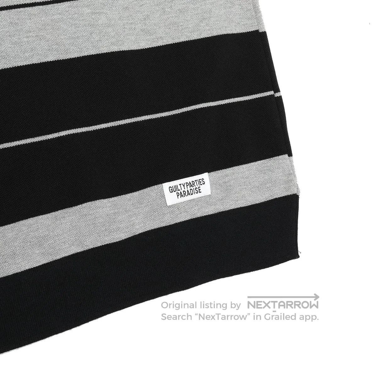 Wacko Maria wacko maria striped polo shirt s/s xl. Size US XL / EU 56 / 4 - 6 Thumbnail