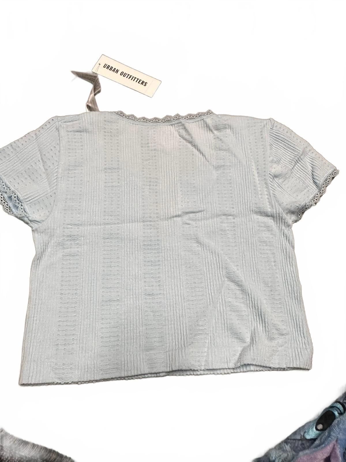 Urban Outfitters Urban Outfitters Light Blue Textured Top Size XL / US 12-14 / IT 48-50 - 2 Thumbnail