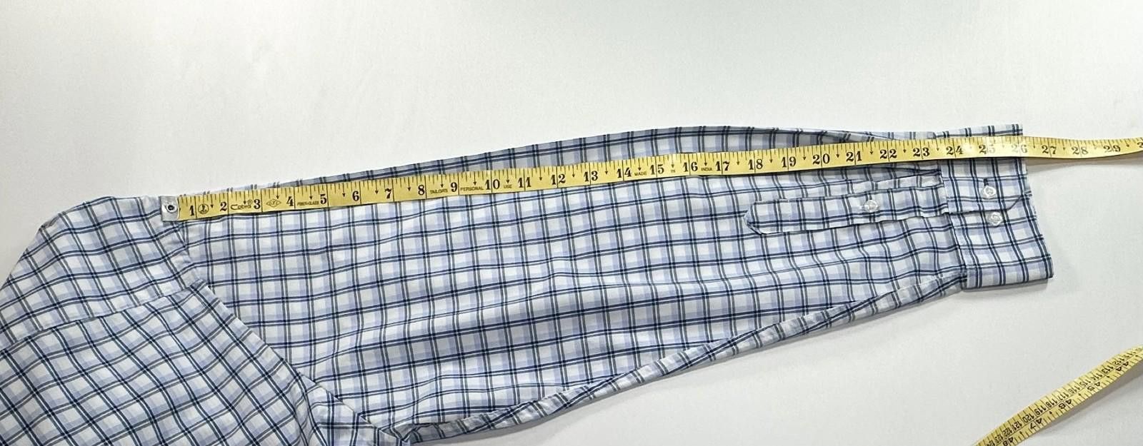 Izod Izod Regular Fit Soft Washed Button Up Check Blue Mens XL Size US XL / EU 56 / 4 - 7 Thumbnail