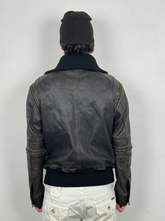 Dolce & Gabbana AW2003 Dolce & Gabbana Brown Faded Zip Bomber Cargo Pocket Jacket Size US M / EU 48-50 / 2 - 5 Thumbnail