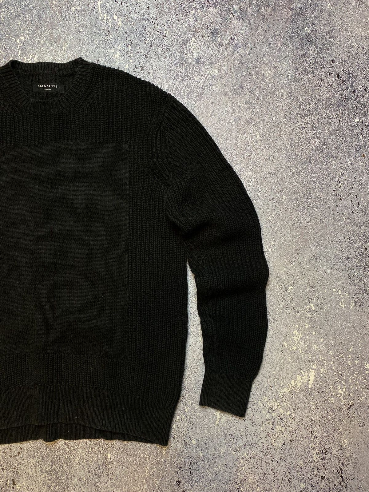 Allsaints × Vintage 💥OPIUM ALLSAINTS BLACK SWEATER BALENCIAGA STYLE Size US XS / EU 42 / 0 - 3 Thumbnail