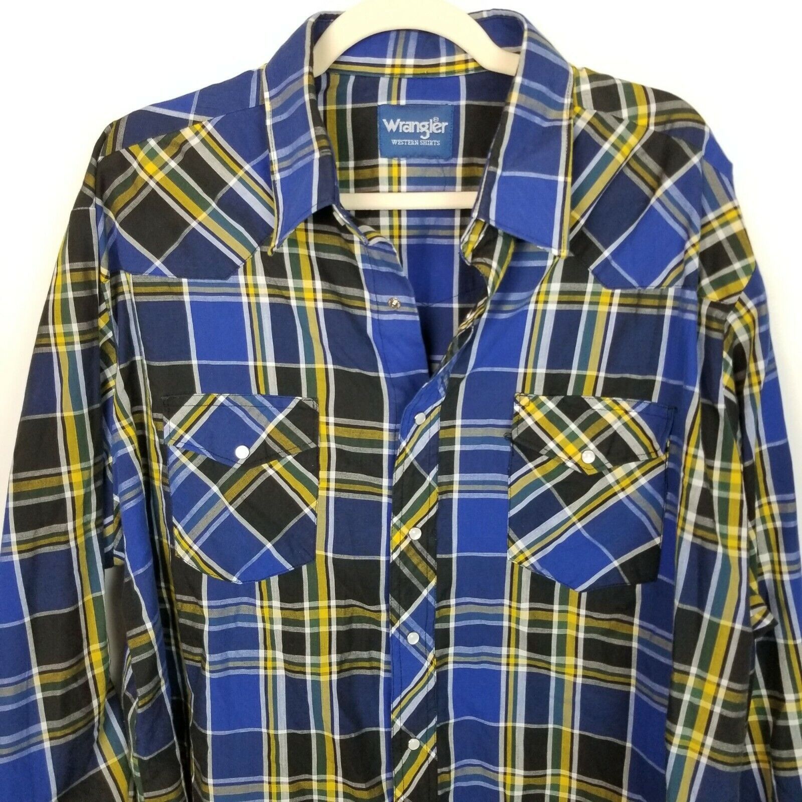 Wrangler Vintage Wrangler Mens Plaid Western Shirt Sz XXL Cowboy Size US XXL / EU 58 / 5 - 2 Thumbnail