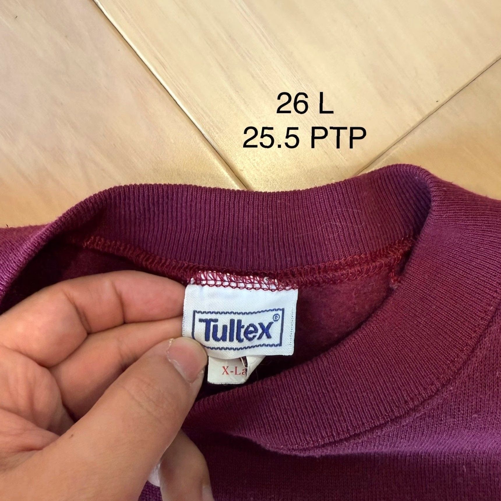 Vintage VINTAGE University of Alcatraz Sweatshirt XL Maroon 80s Fleece Men Crew Neck Heavyweight All Seasons San Francisco Logo Pullover Size US XL / EU 56 / 4 - 6 Thumbnail