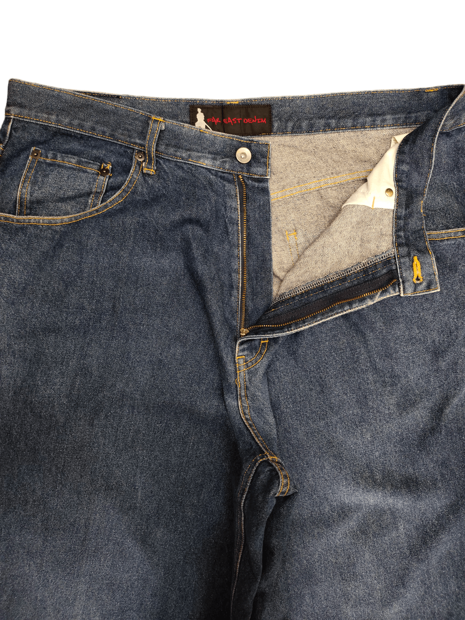 Japanese Brand Baggy Jeans Far East Wide Leg Denim Y2k Jnco Size US 36 / EU 52 - 13 Thumbnail