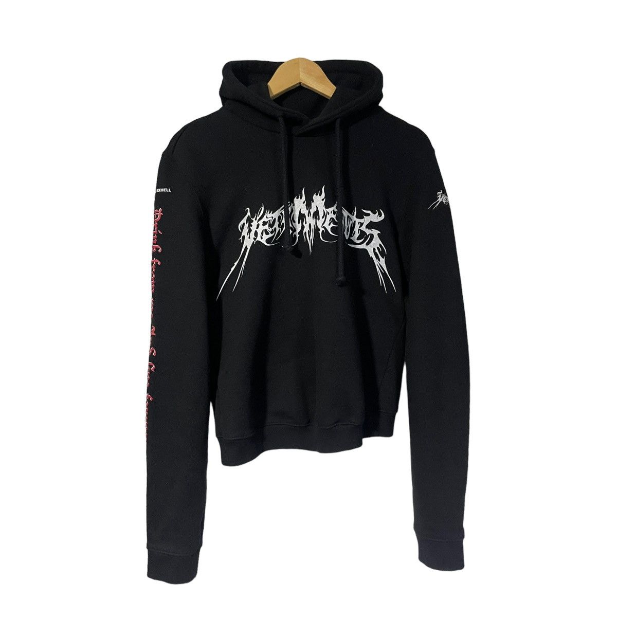 Vetements total fucking darkness hoodie