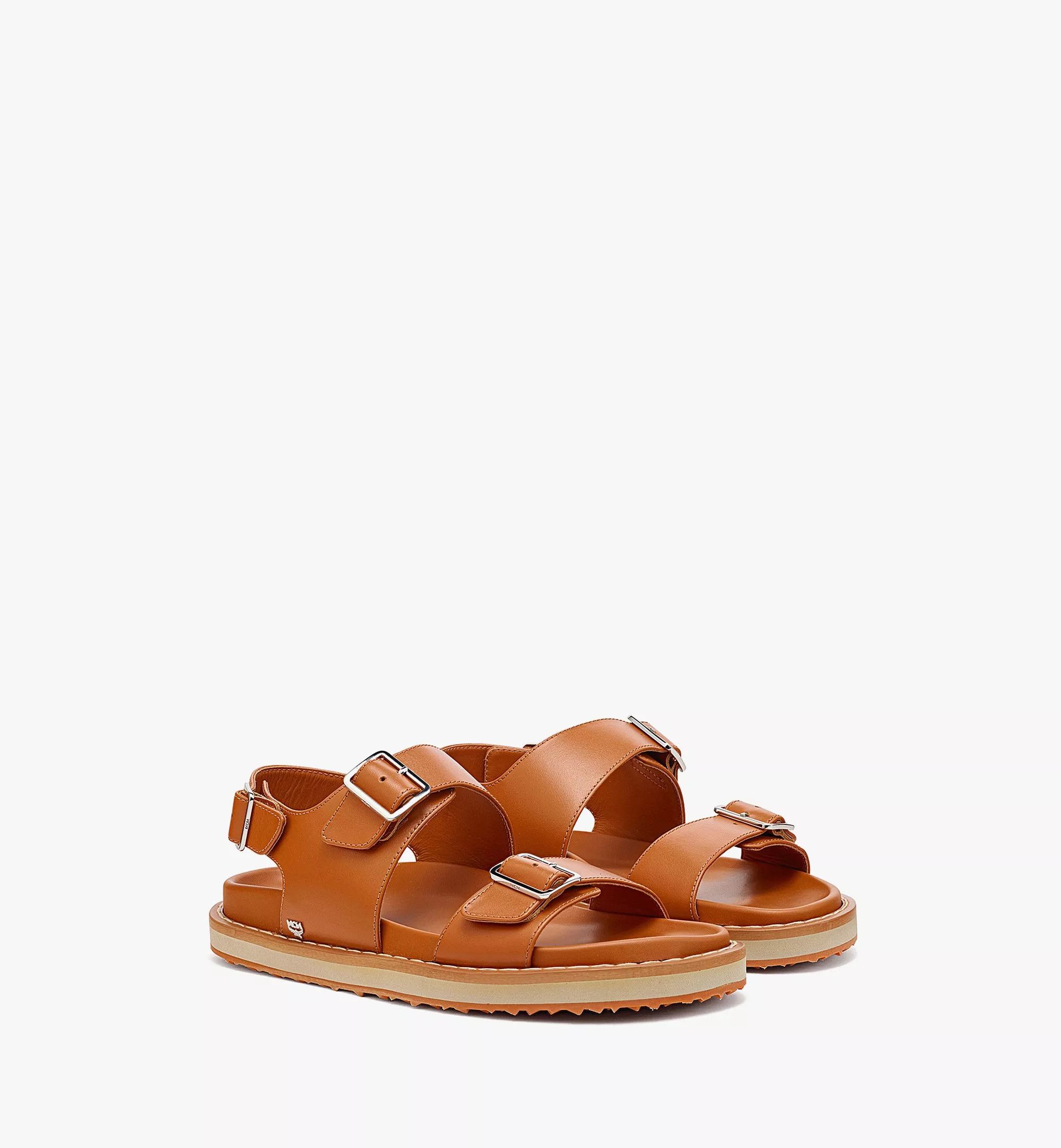 MCM o1mt1gz0525 Slides Sandals in Brown Size US 8 / EU 41 - 1 Thumbnail