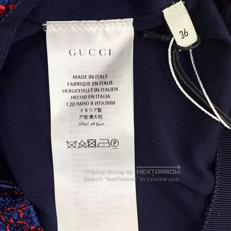 Gucci Gucci Blue-purple logo jacquard full print casual pleated Size 24" / US 00 / IT 34 - 6 Thumbnail