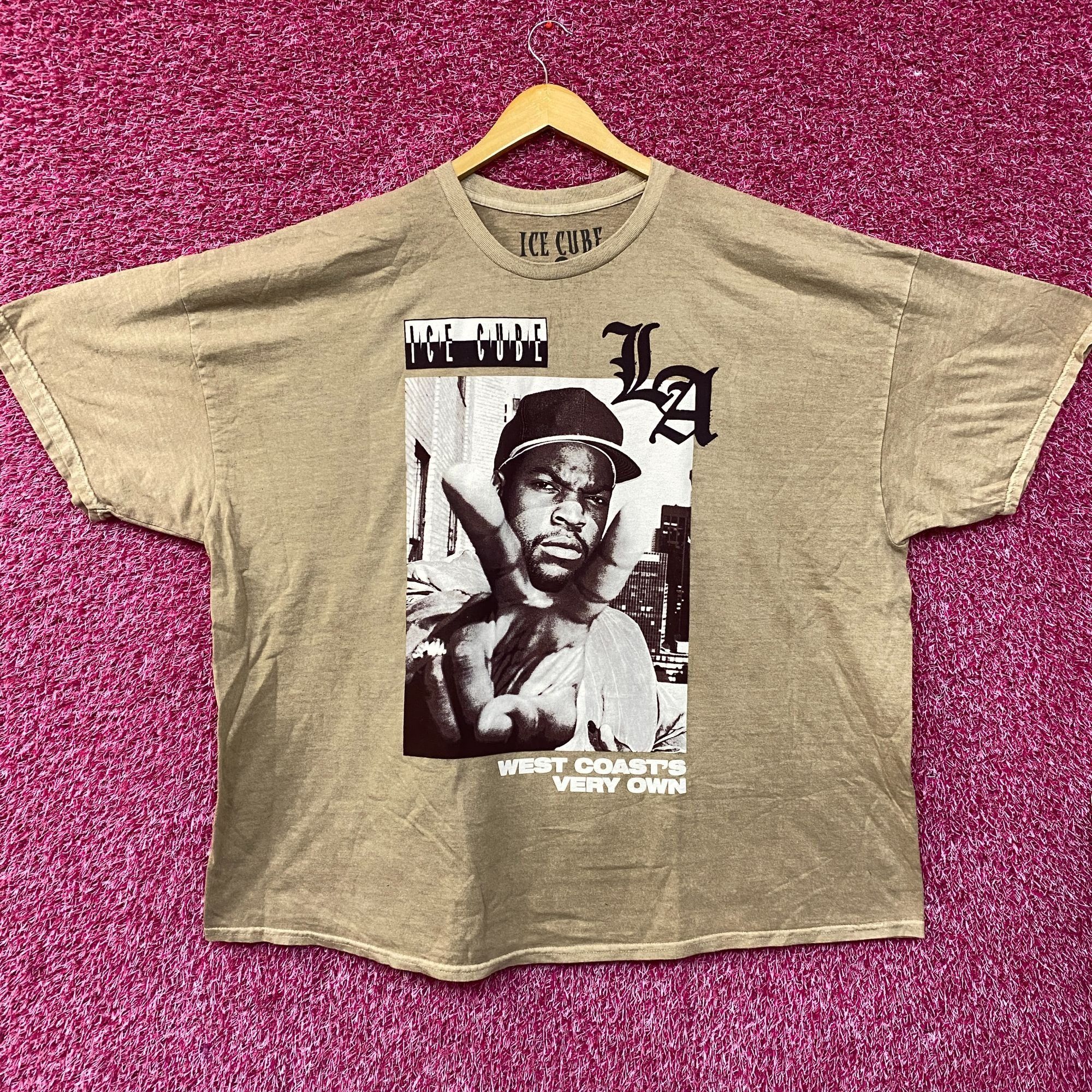Rap Tees Ice Cube LA Boys West Coast Graphic Design T-Shirt 3XL Size US XXL / EU 58 / 5 - 1 Thumbnail