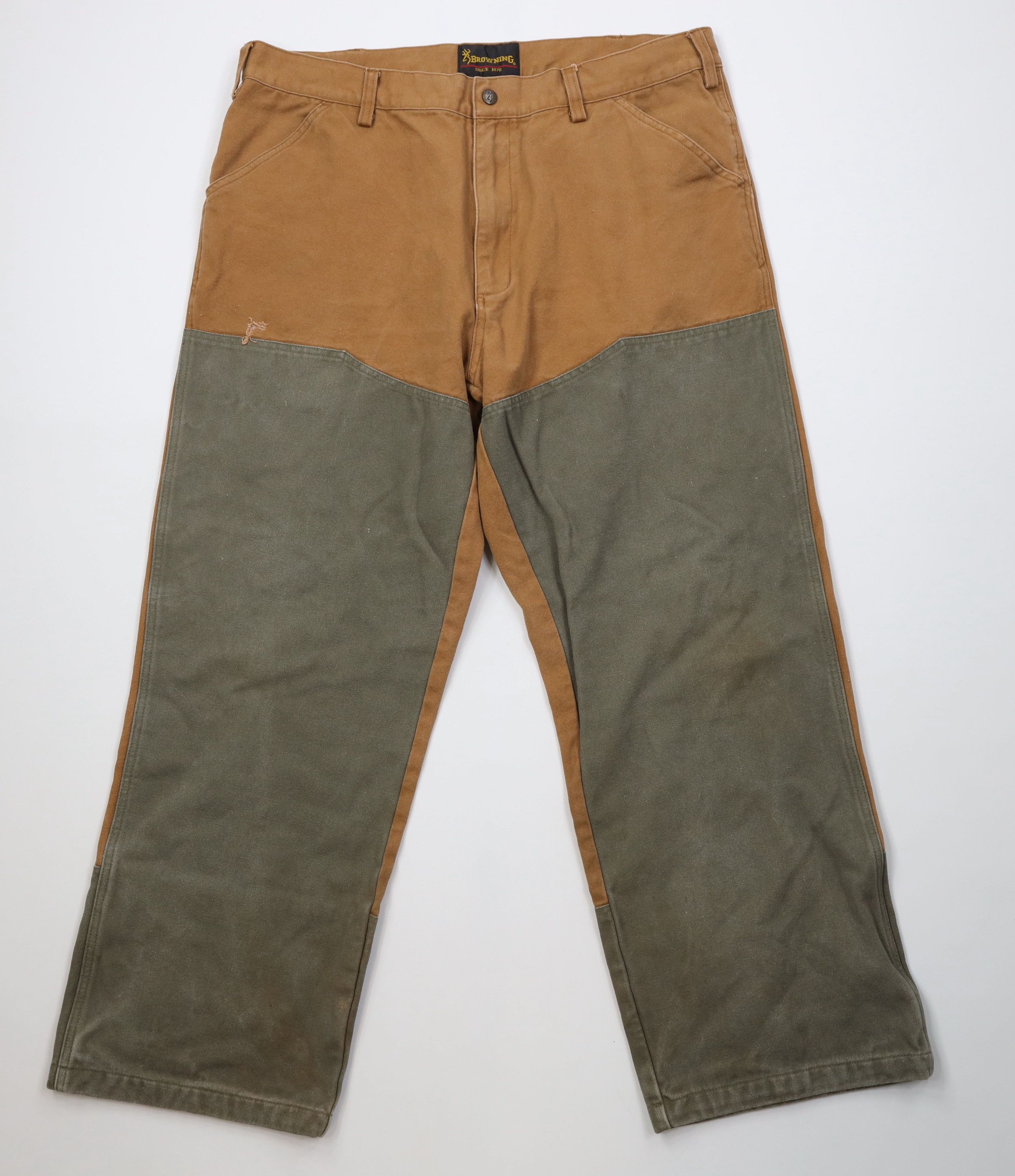 Vintage Vintage 90s Streetwear Wide Leg Canvas Field Brush Pants Size US 38 / EU 54 - 1 Thumbnail