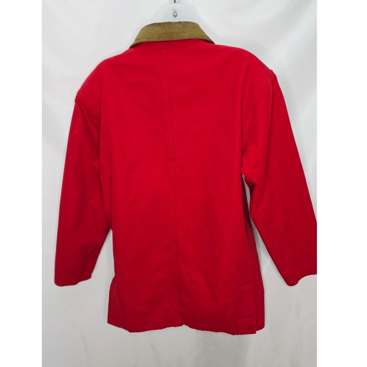 Other Vintage David Brooks Red Cotton Barn Coat Plaid Lining Size M / US 6-8 / IT 42-44 - 2 Thumbnail