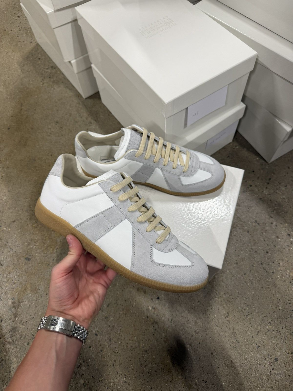 Maison Margiela Maison Margiela Replica Sneaker GATS NEW 900$ Size US 11 / EU 44 - 1 Thumbnail