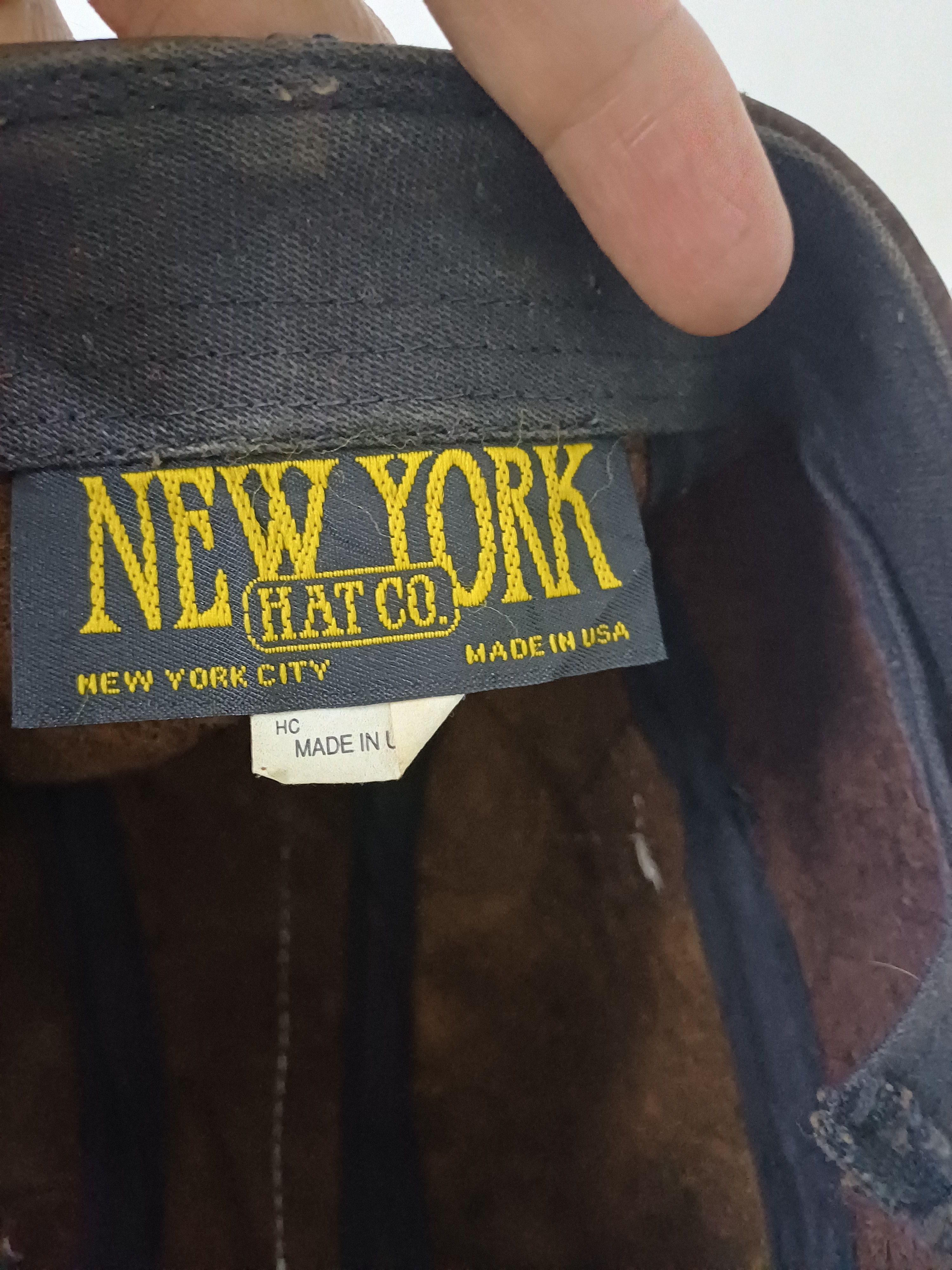 Vintage vintage leather new york hat.co Size ONE SIZE - 5 Thumbnail
