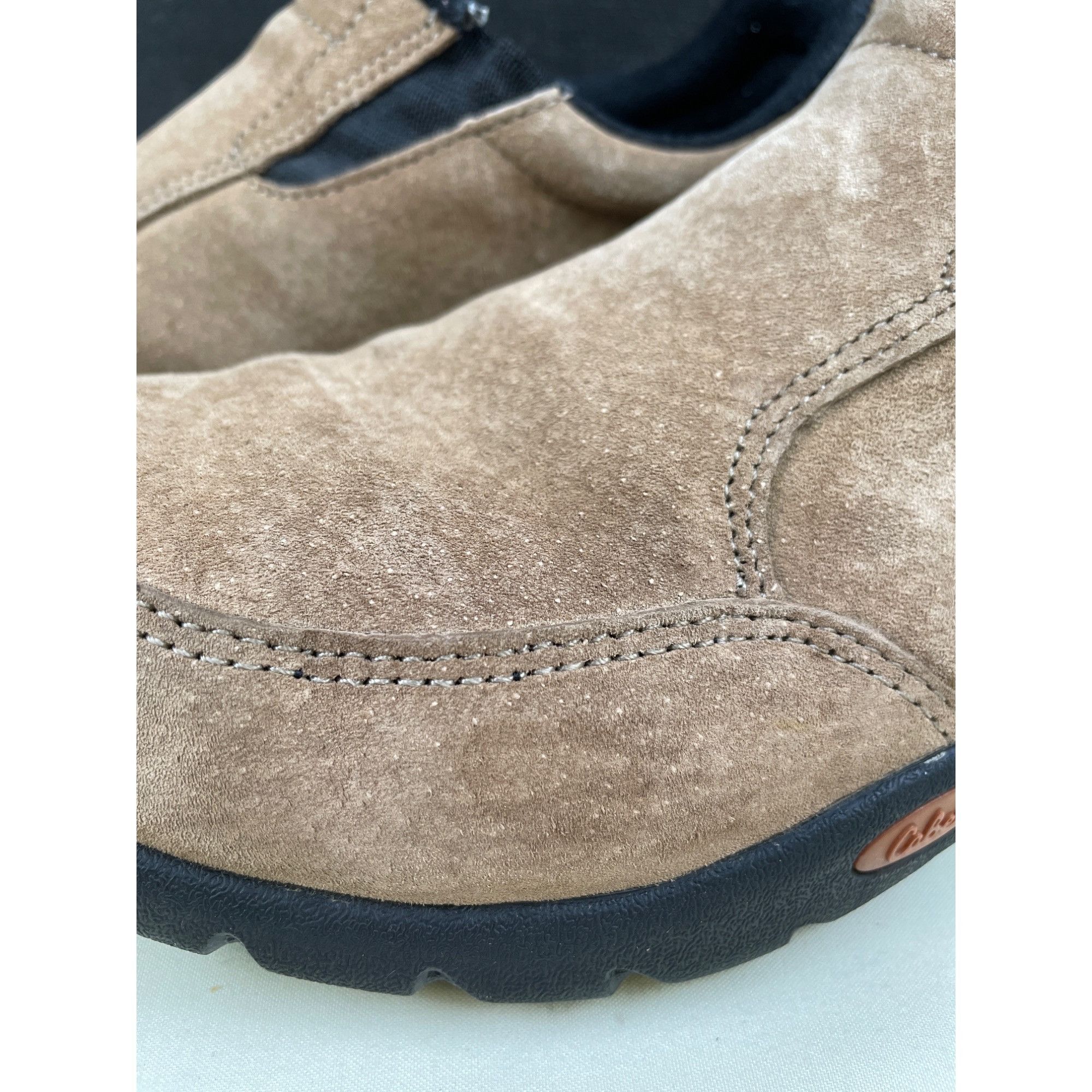 Cabelas Cabelas Women's Tan Suede Slip on Shoes/ Loafers Size 8 SKU Size US 8 / IT 38 - 8 Thumbnail