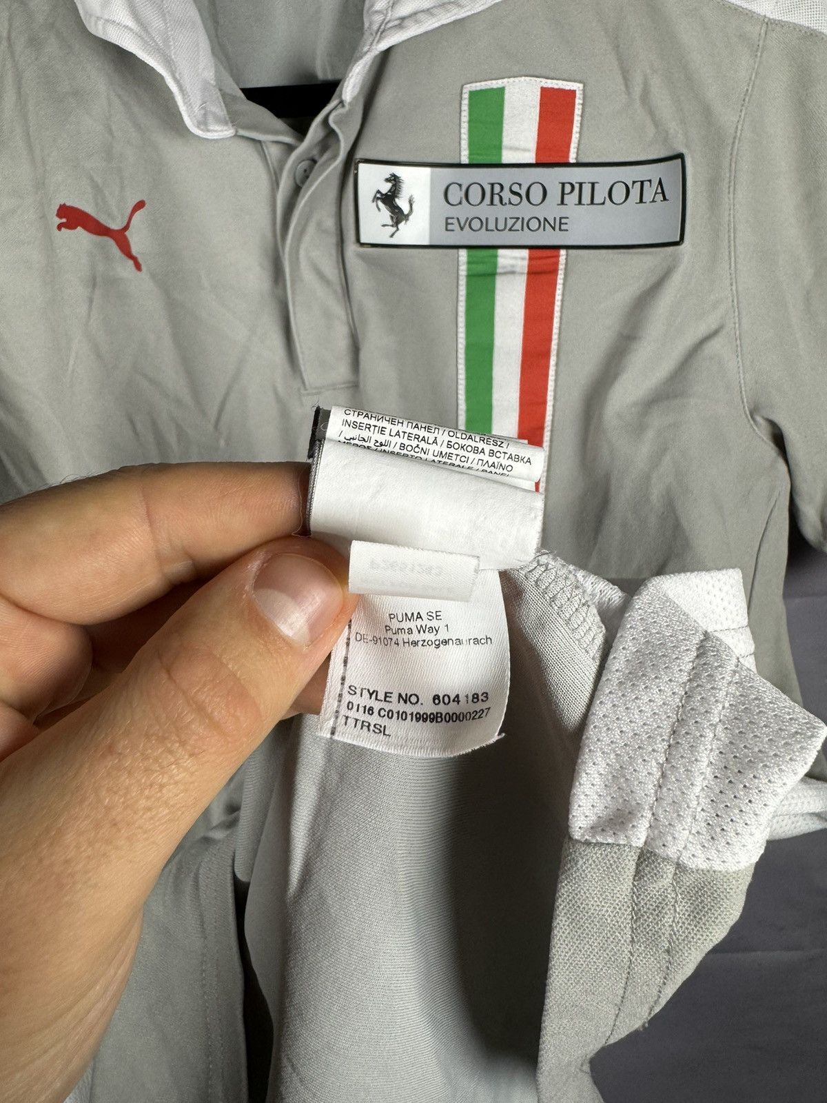 Ferrari × Puma × Vintage Vintage Puma Ferrari Corso Pilota Evoluzione Polo Shirt M sz Size US M / EU 48-50 / 2 - 10 Thumbnail