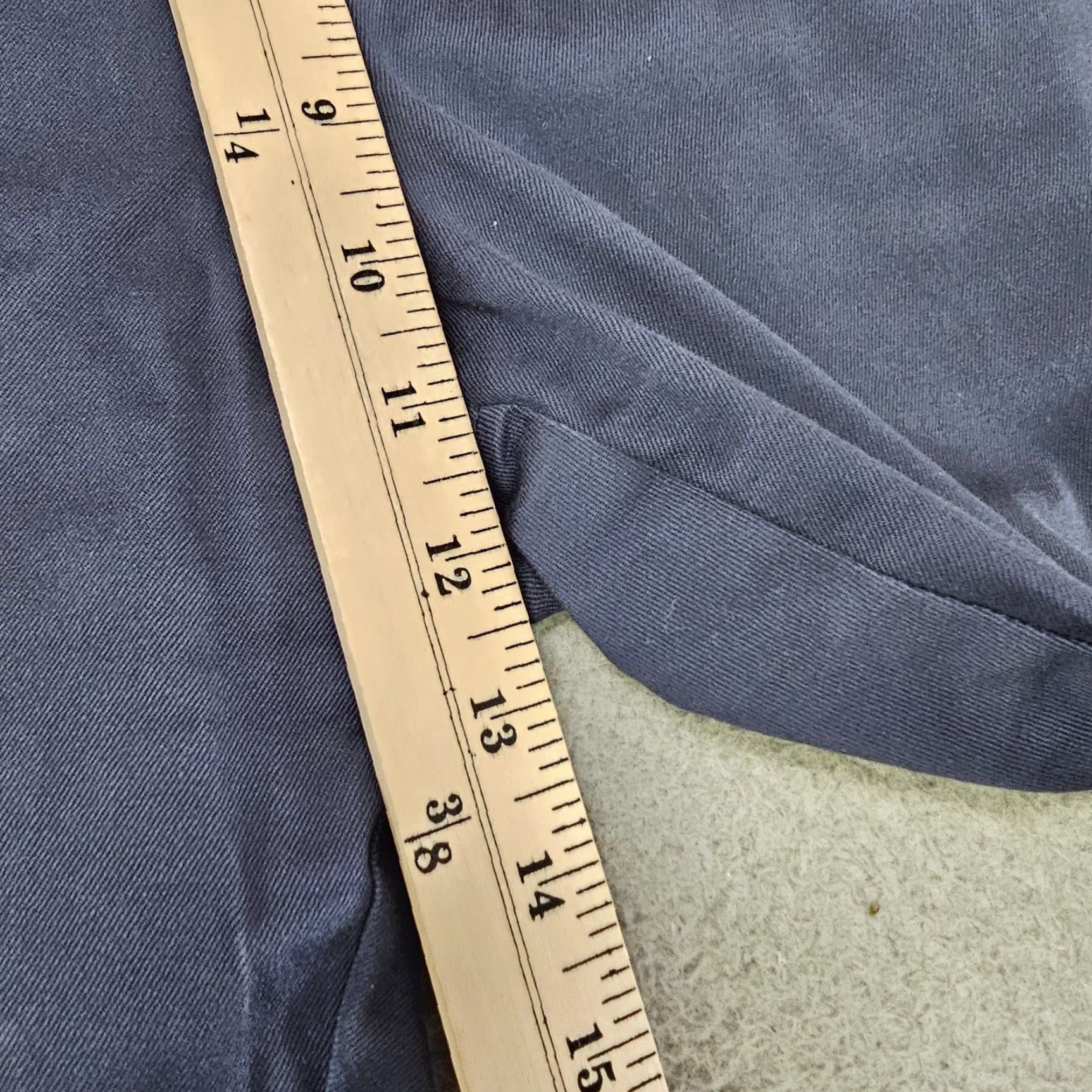 Vintage Hill City Everyday Tech Pants Mens 32x31 Navy Straight Fit Stretch Water Resistant Wind Casual Workwear Chino Regular 32in Inseam Size US 32 / EU 48 - 5 Thumbnail
