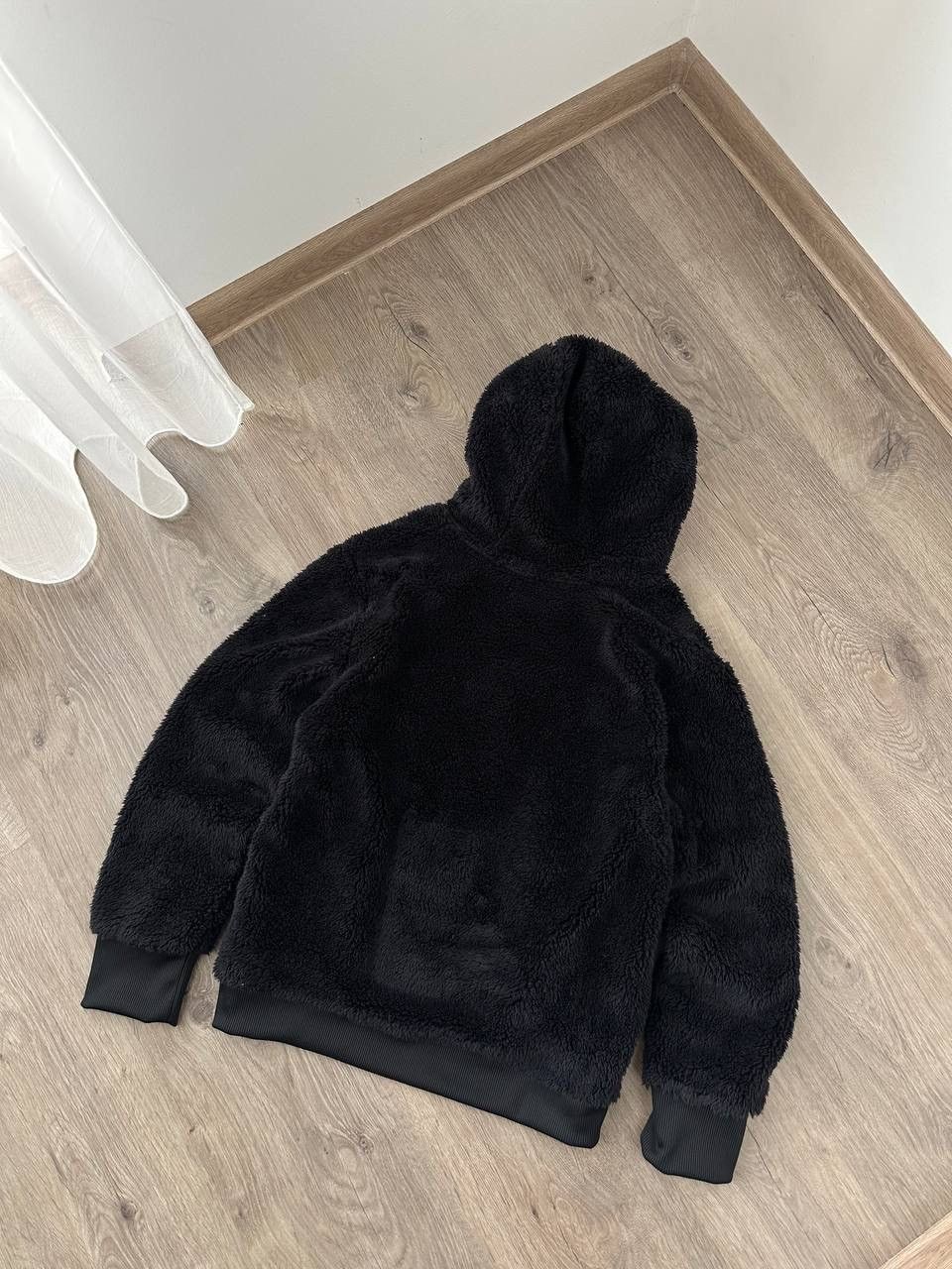 Nike × Nike ACG × Vintage Vintage Nike Sherpa Black Ninja Fleece Hoodie Size M / US 6-8 / IT 42-44 - 14 Thumbnail