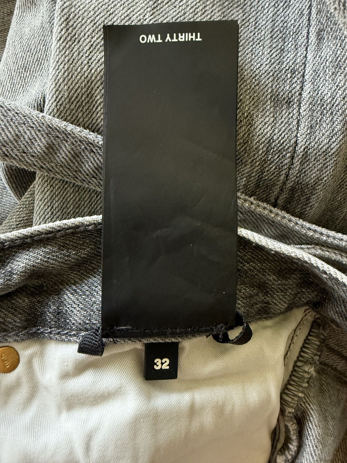 Fear of God NEW 32W Fear of God 6th collection Grey straight fit jeans Size US 32 / EU 48 - 10 Thumbnail