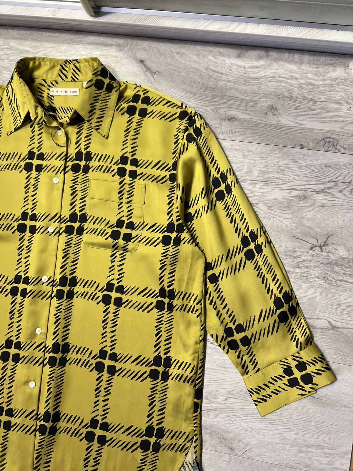 Marni × Uniqlo UniQlo x Marni Oversized Buton Up Shirt Women’s Size M Size M / US 6-8 / IT 42-44 - 3 Thumbnail
