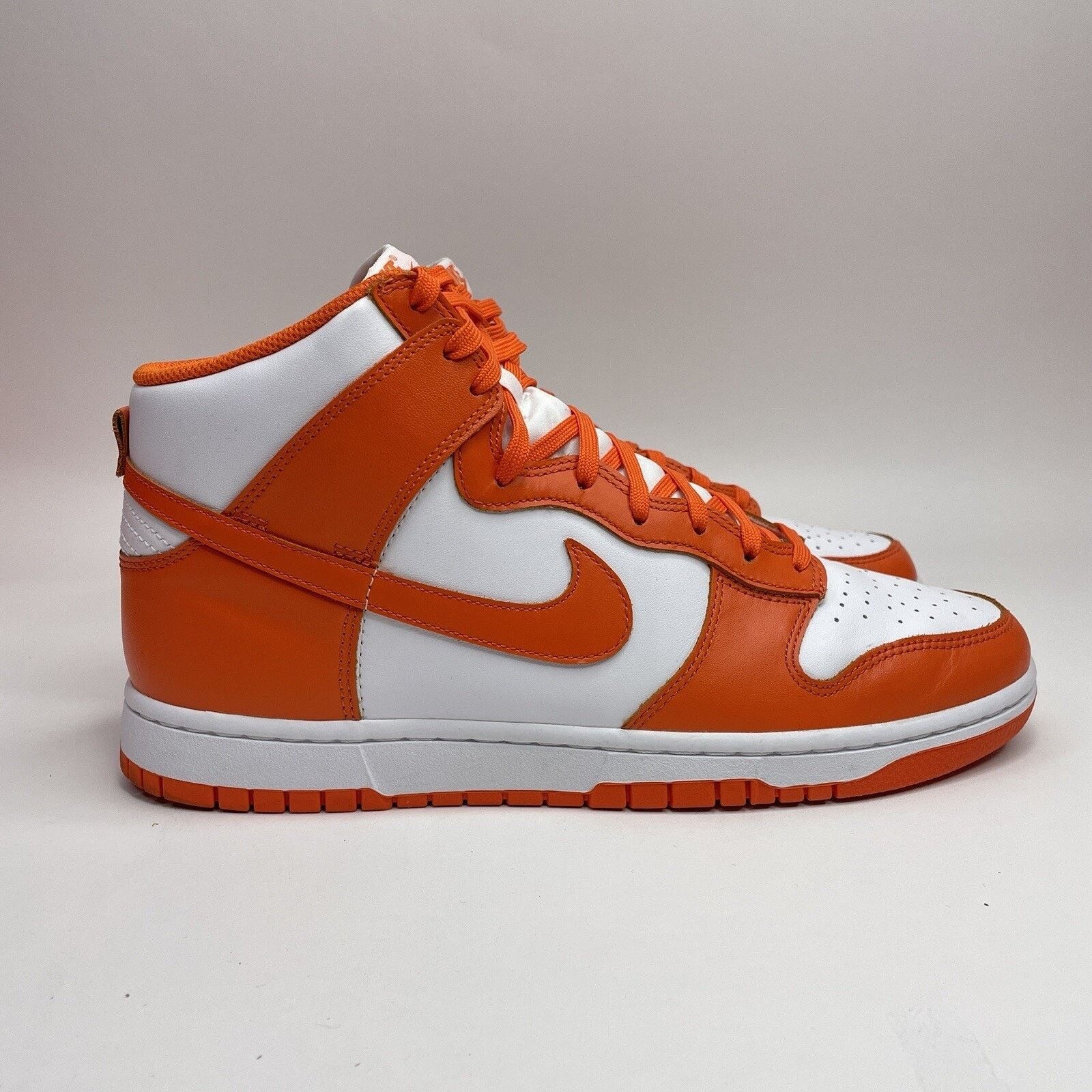 Nike Nike Dunk High Retro “Syracuse/Orange Blaze” DD1399-101 Size US 11 / EU 44 - 4 Thumbnail