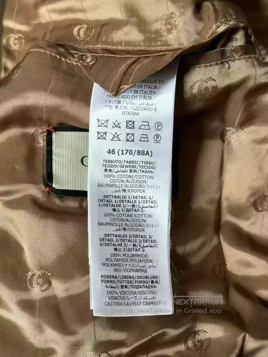 Gucci Guicci Brown Jacket| Size US S / EU 44-46 / 1 - 3 Thumbnail