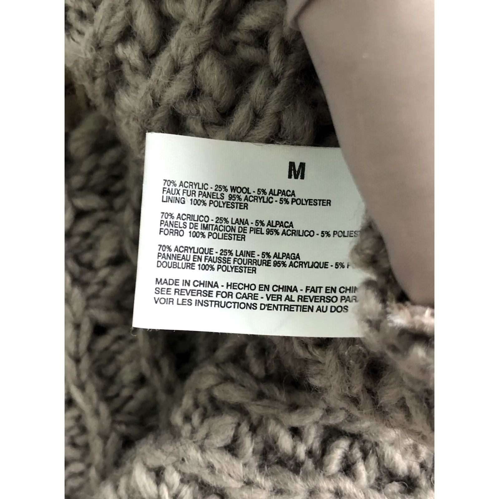 Nine West Nine West Wool/alpaca sweater vest M Gray Snap Collared 1920s City Classic Preppy Womens Vest, Wool Alpaca Knit, Chest 37" Length 28" Size M / US 6-8 / IT 42-44 - 5 Thumbnail