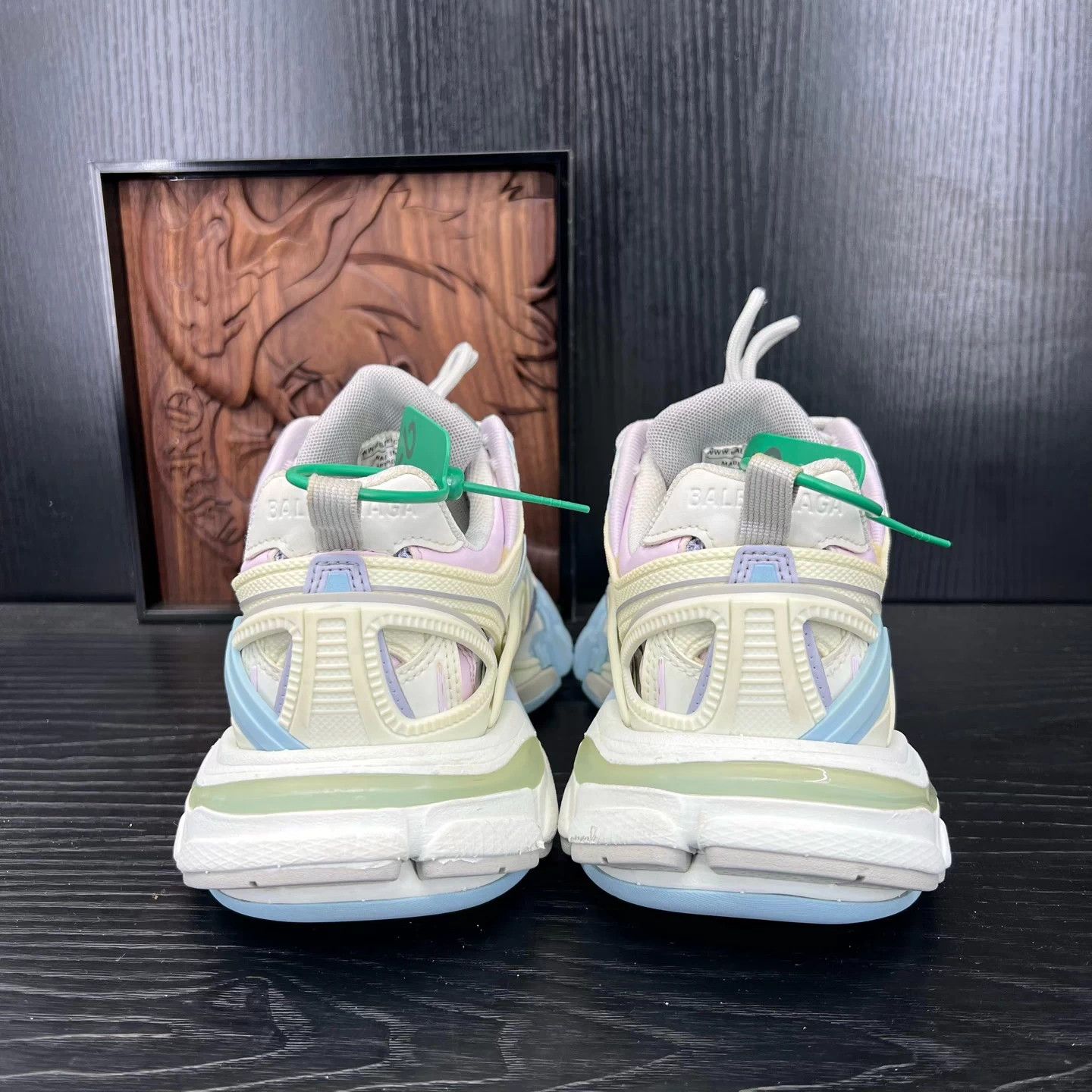 Balenciaga Balenciaga Track 2 White Blue Pink 36 Size US 5 / IT 35 - 5 Thumbnail