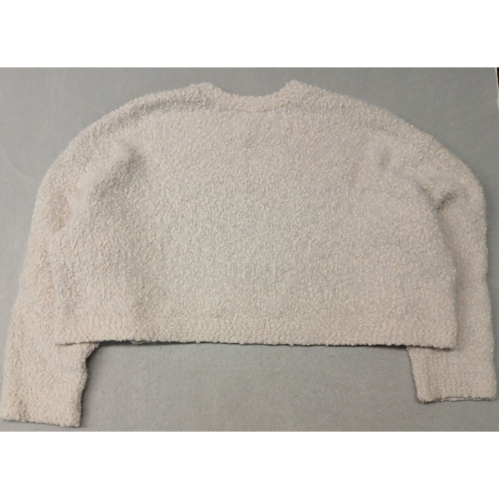 Old Navy Arizona (2XL) Women's Ivory Knitted Pullover Crop Sweater Size 3XL / US 20-22 - 8 Thumbnail