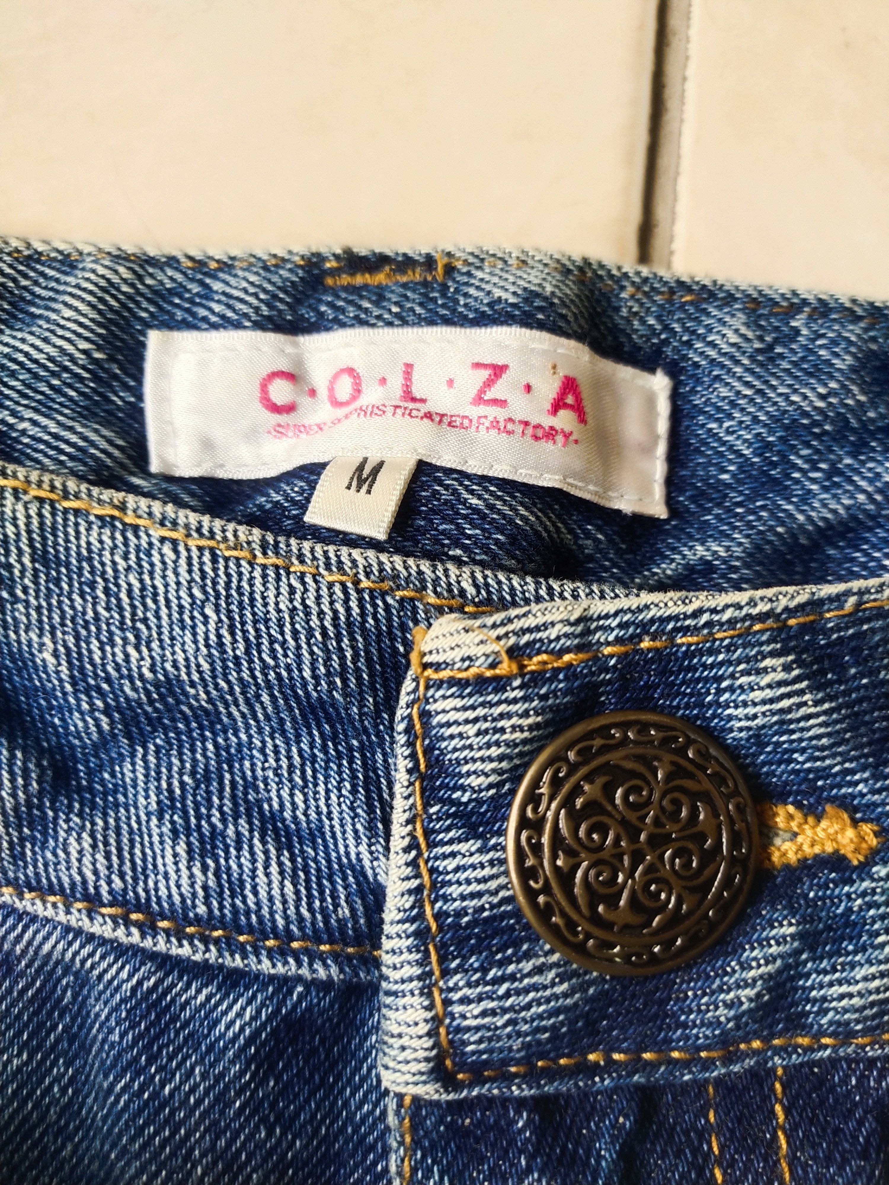 Hysteric Glamour C.O.L.Z.A. Boho Paisley Denim Mini Skirt Y2K Japanese Brand Size 30" / US 8 / IT 44 - 5 Thumbnail