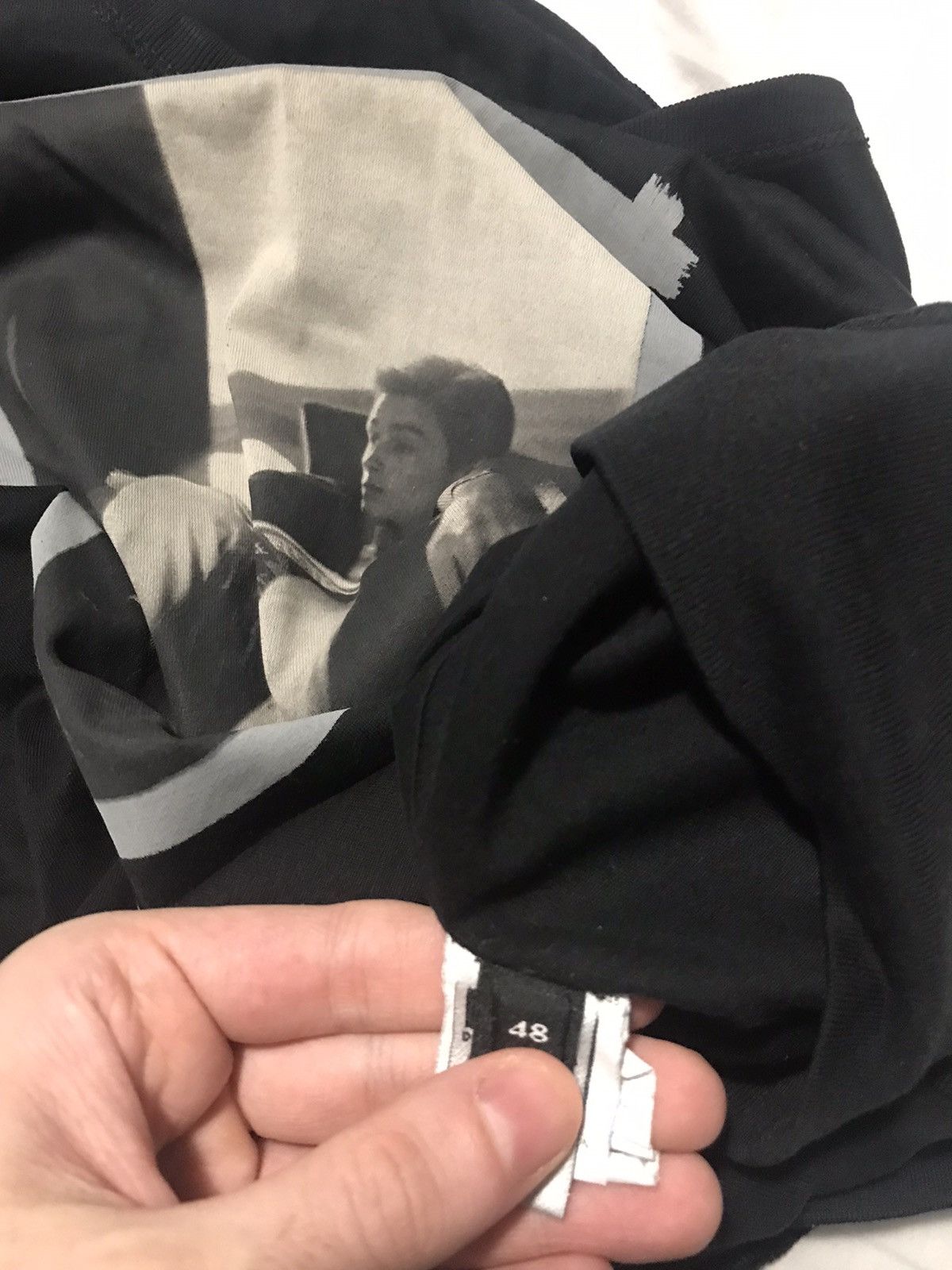Dolce & Gabbana Dolce and Gabbana black T-shirt x Alain Delon Size US M / EU 48-50 / 2 - 6 Thumbnail