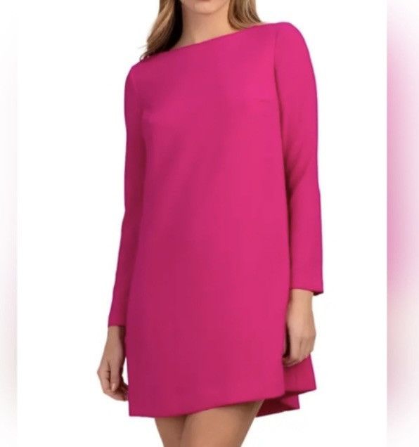 Trina Turk TRINA TURK NWT LAVALIERE DRESS HOT PINK SIZE 12 Pink Dress Size XL / US 12-14 / IT 48-50 - 1 Thumbnail