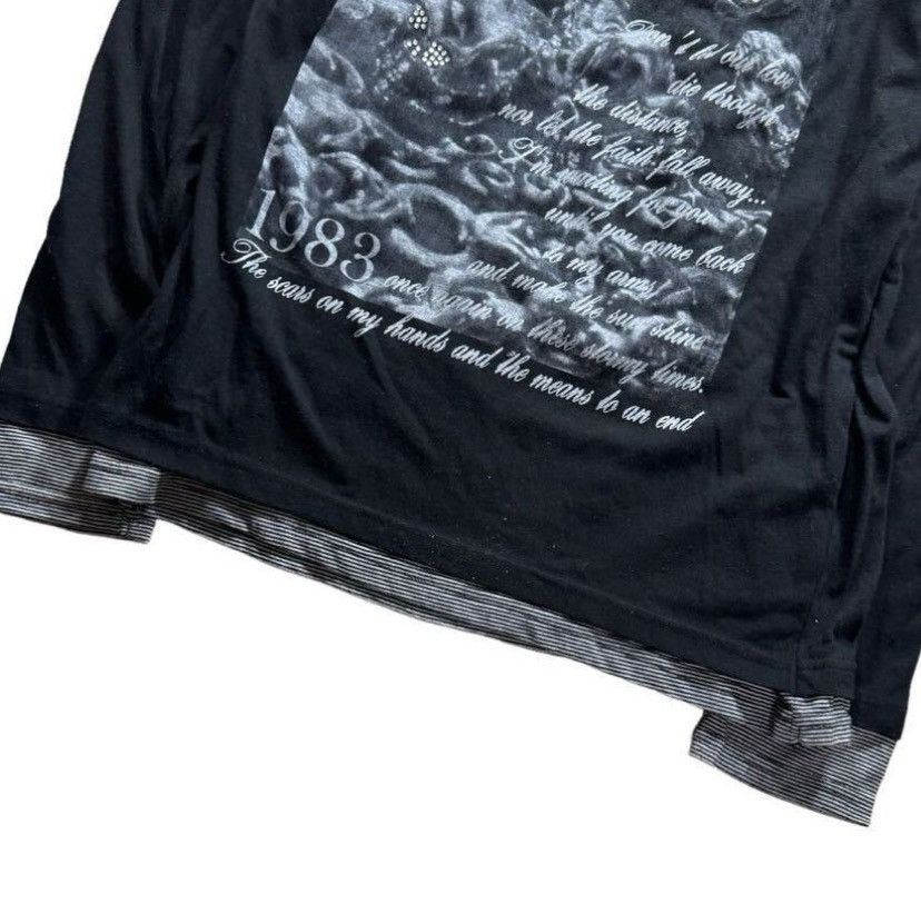 Designer × Japanese Brand × Vintage Night Rider “Century Deadline 1983” Layered Longsleeve Size US M / EU 48-50 / 2 - 6 Thumbnail