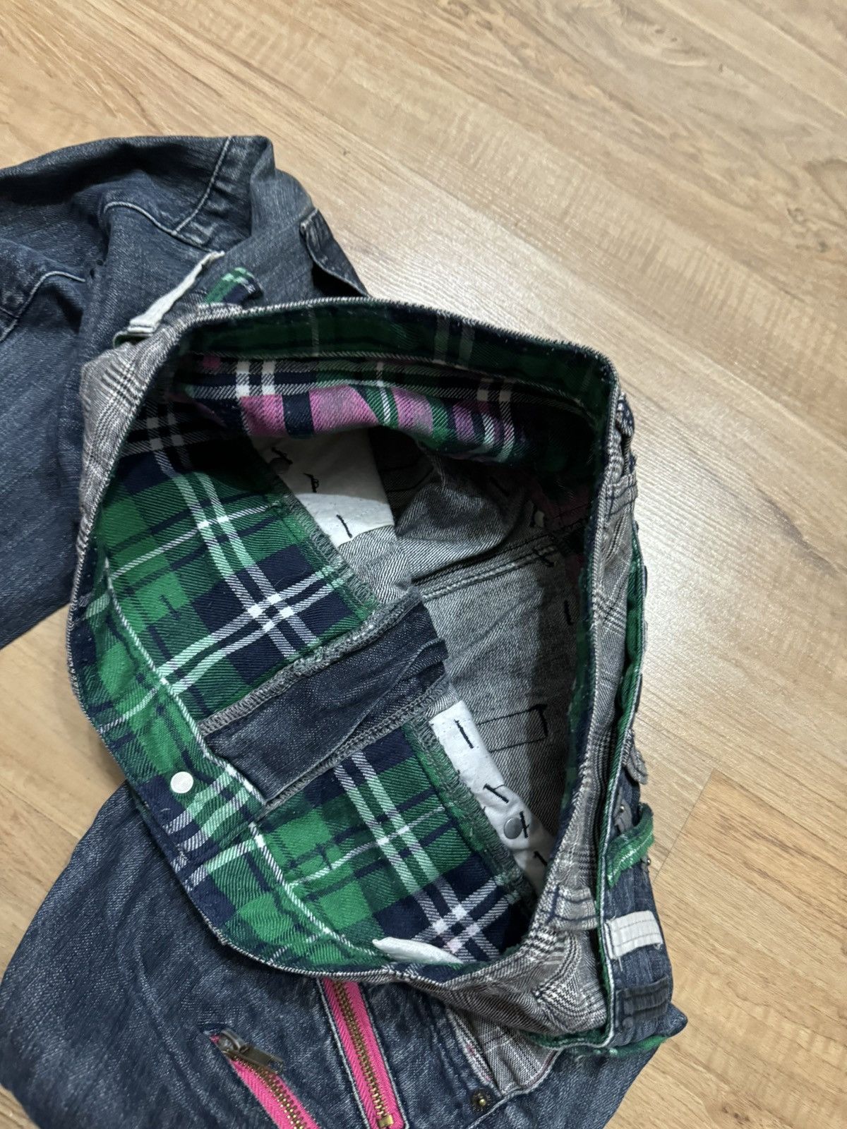 Seditionaries Japanese Brand double waist punk style Jeans Size US 29 - 3 Thumbnail