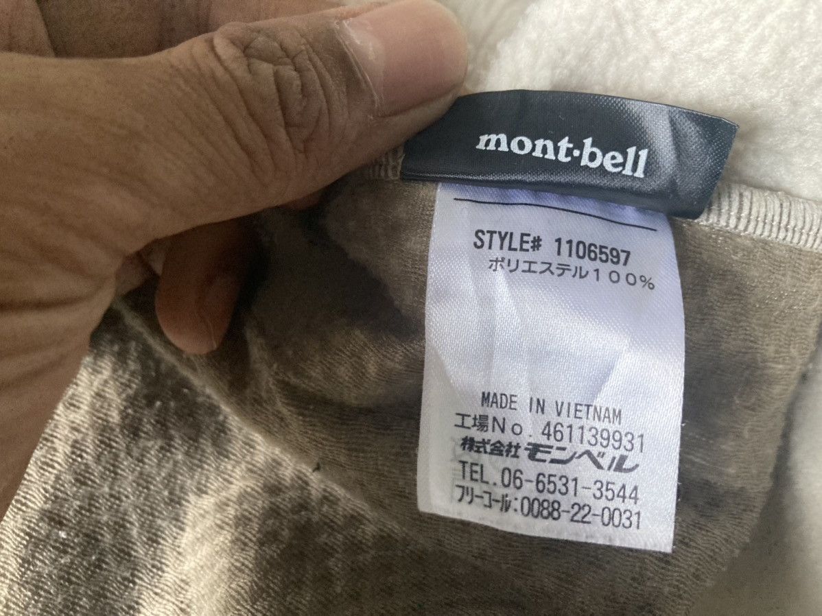 Mont bell Parka Jacket Zipper