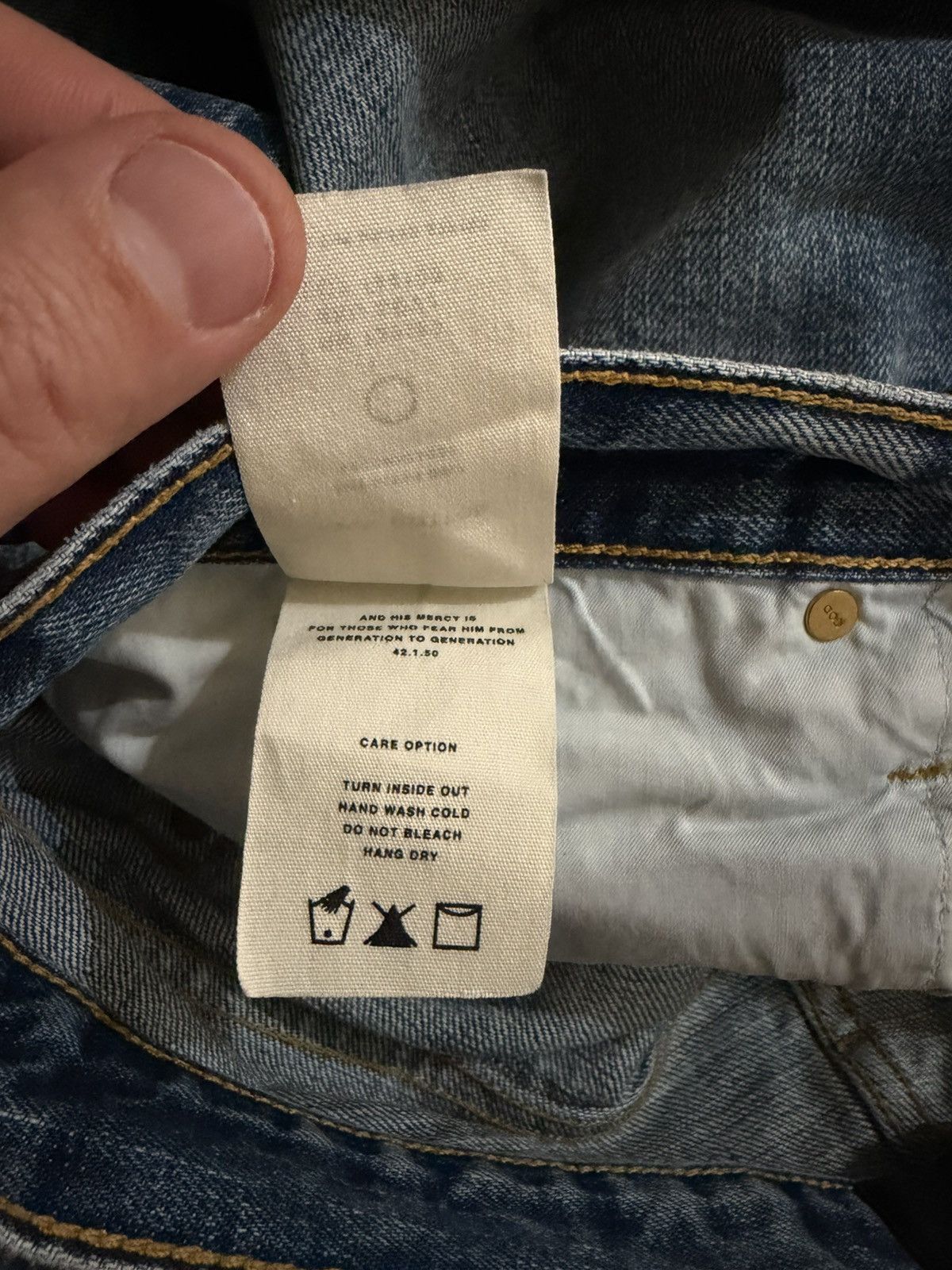 Fear of God Fear Of God 5th Collection Vintage Wash Denim Size 34 Size US 34 / EU 50 - 8 Thumbnail