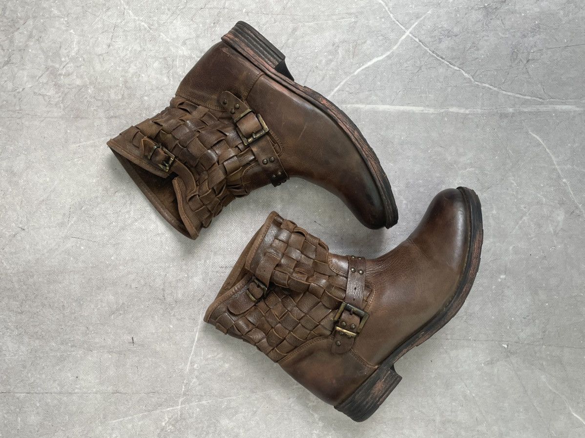 A.S.98 Ankle moto avant garde leather boots 90s A.S. 98 style Size US 8 / EU 41 - 7 Thumbnail