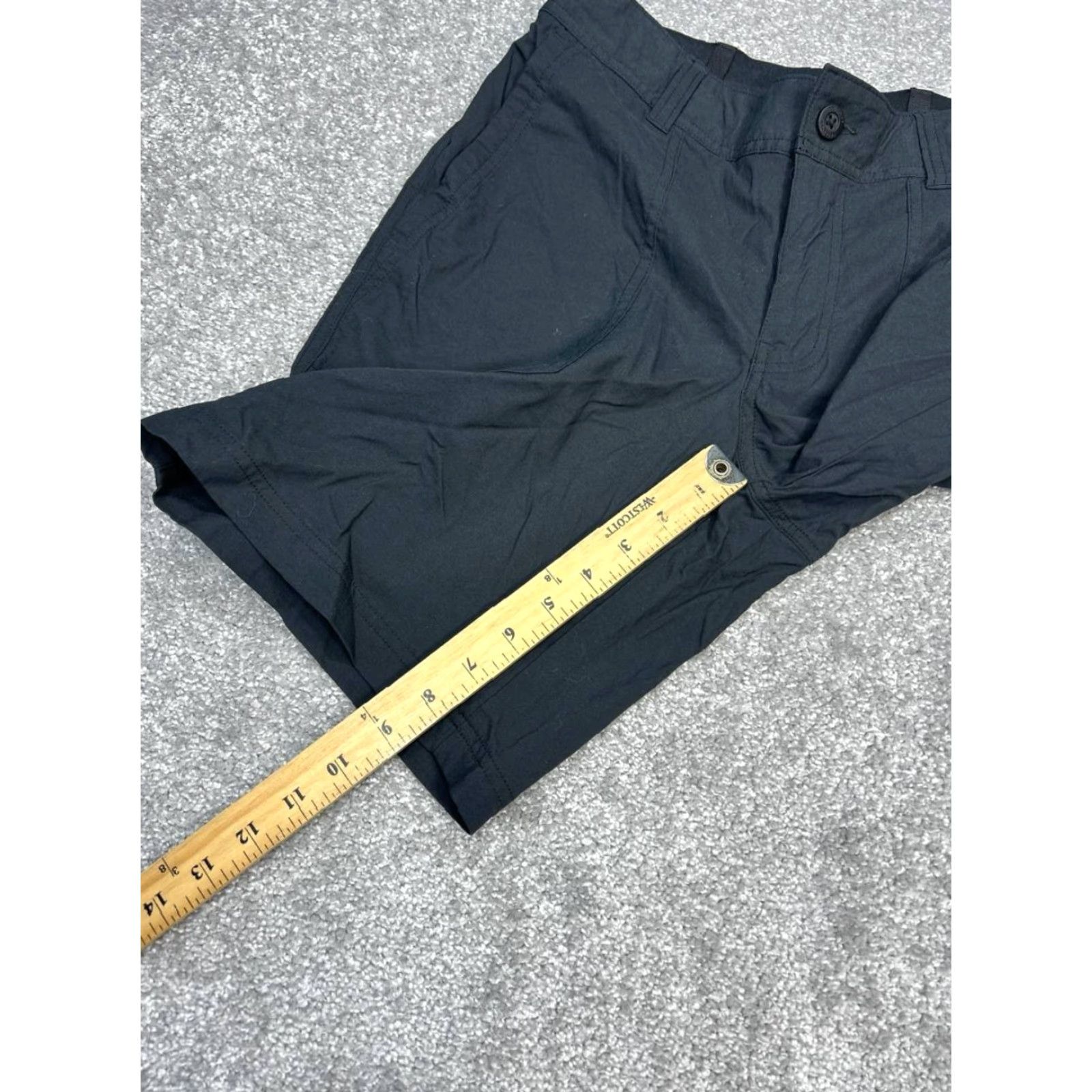 Vintage REI Co Op Sahara Bermuda Shorts Women 4 Black Logo Nylon Stretch Mid Rise Hiking Size 27" / US 4 / IT 40 - 4 Thumbnail