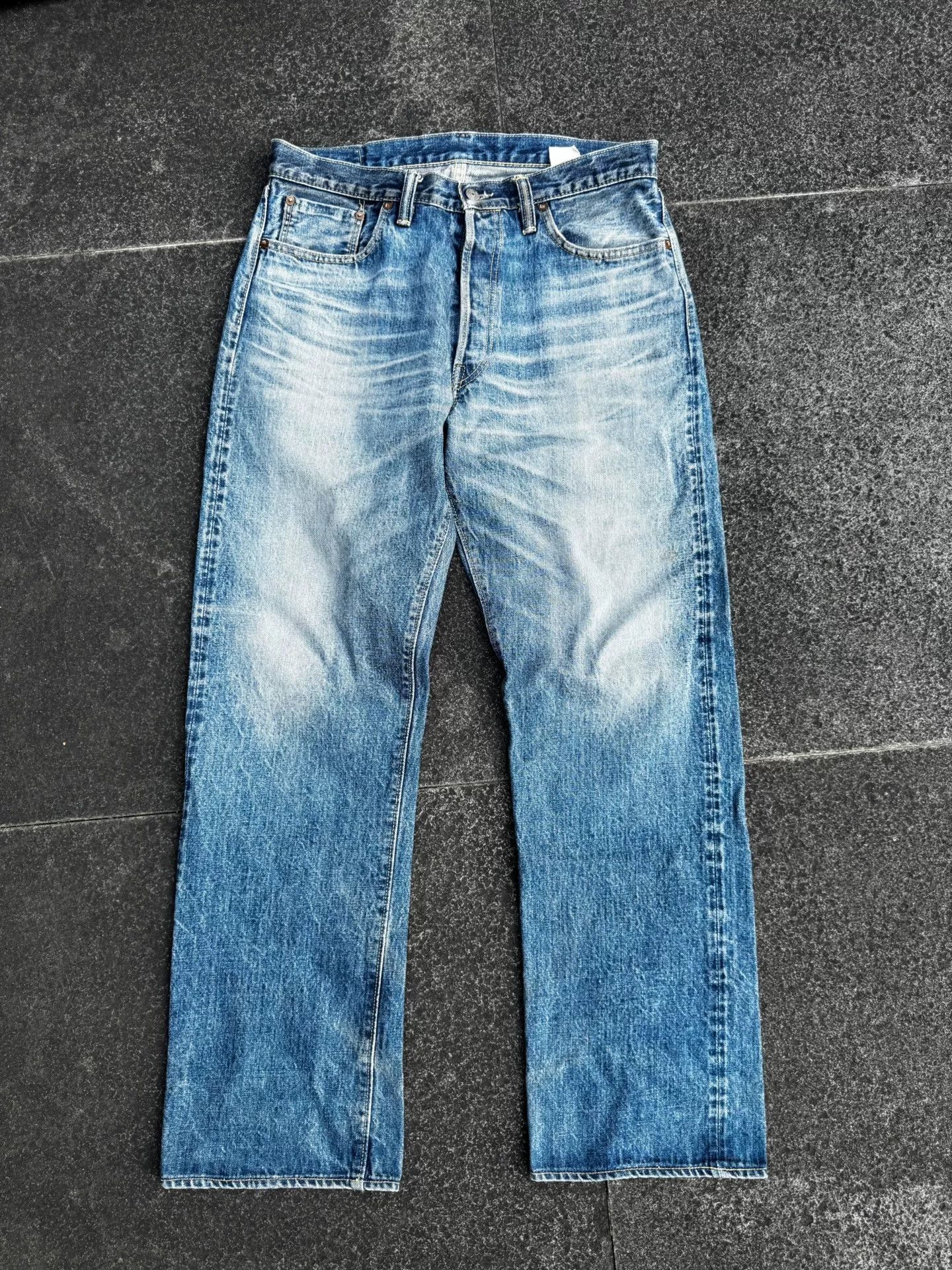 Sugar Cane Sugar Cane Washed Denim Pants Size US 34 / EU 50 - 1 Thumbnail