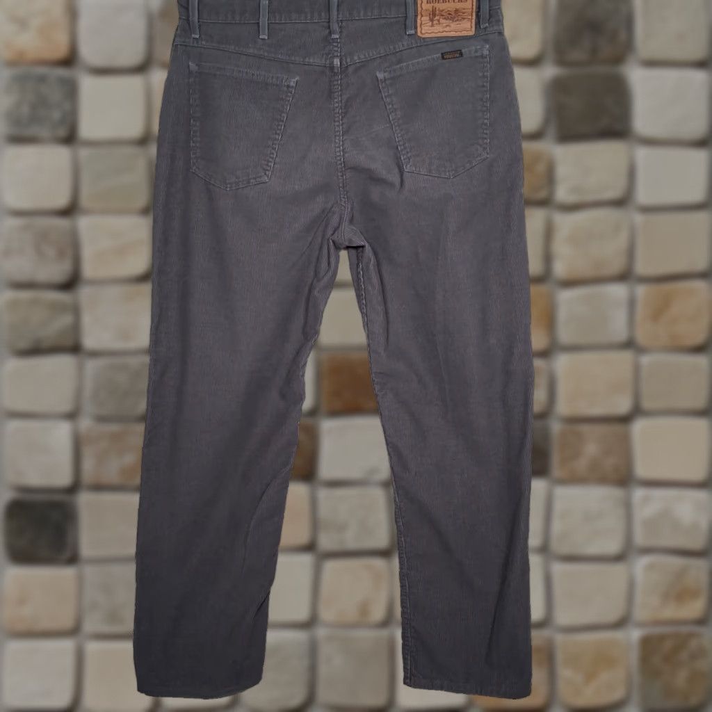 Vintage VINTAGE Roebucks Corduroys Pants Men 36x29.5 Gray Corduroys Classic 5-Pocket Roebuck & Co. Mens Regular Straight Read Size US 36 / EU 52 - 1 Thumbnail