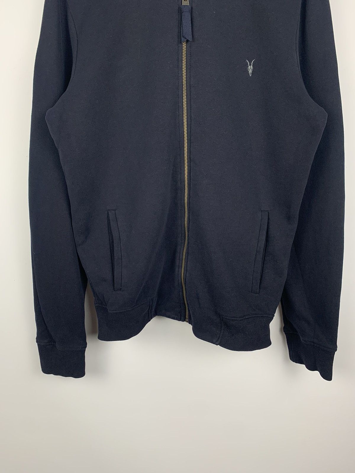 Allsaints Designer Allsaints Full Zip Bomber Jacket Size S Raven Blue Size US S / EU 44-46 / 1 - 3 Thumbnail