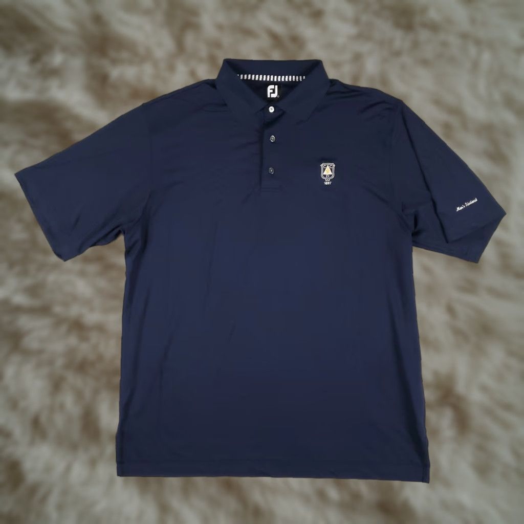 Footjoy FJ Polo Shirt Mens Size Large Navy Blue Golf Casual Short Sleeve Size US L / EU 52-54 / 3 - 1 Thumbnail