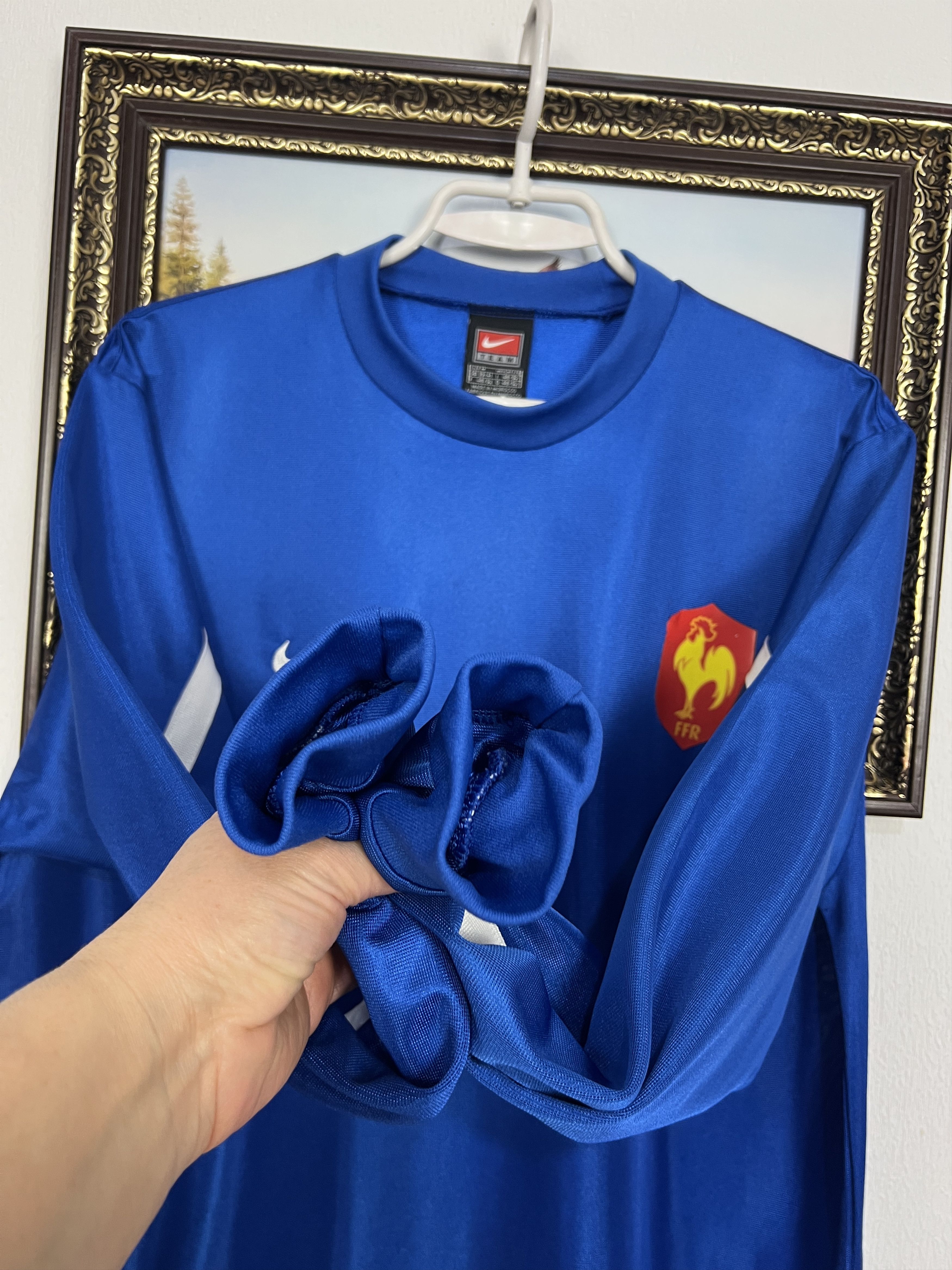 Nike Vintage 90's France Rugby Union Train Sweatshirt Track Top Size US M / EU 48-50 / 2 - 4 Thumbnail