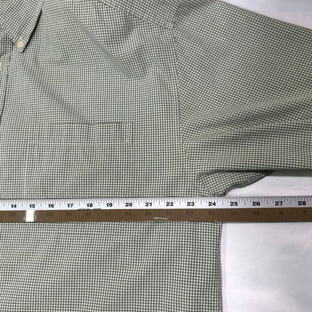 Gap VINTAGE GAP Green Gingham Check Shirt Long Sleeve Mens Large Size US L / EU 52-54 / 3 - 6 Thumbnail