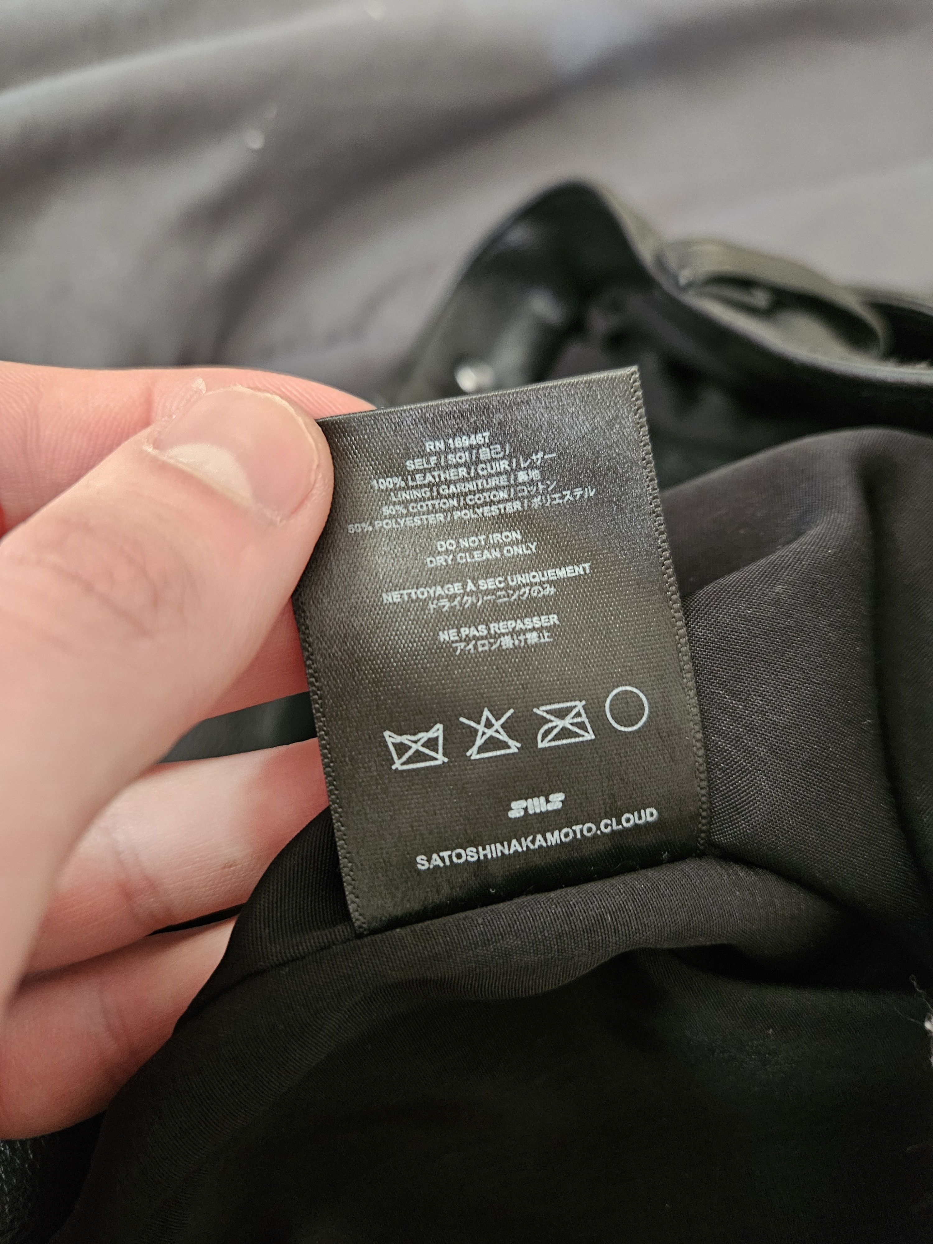 Satoshi Nakamoto Black Leather Moto Track Pants Size US 32 / EU 48 - 21 Thumbnail