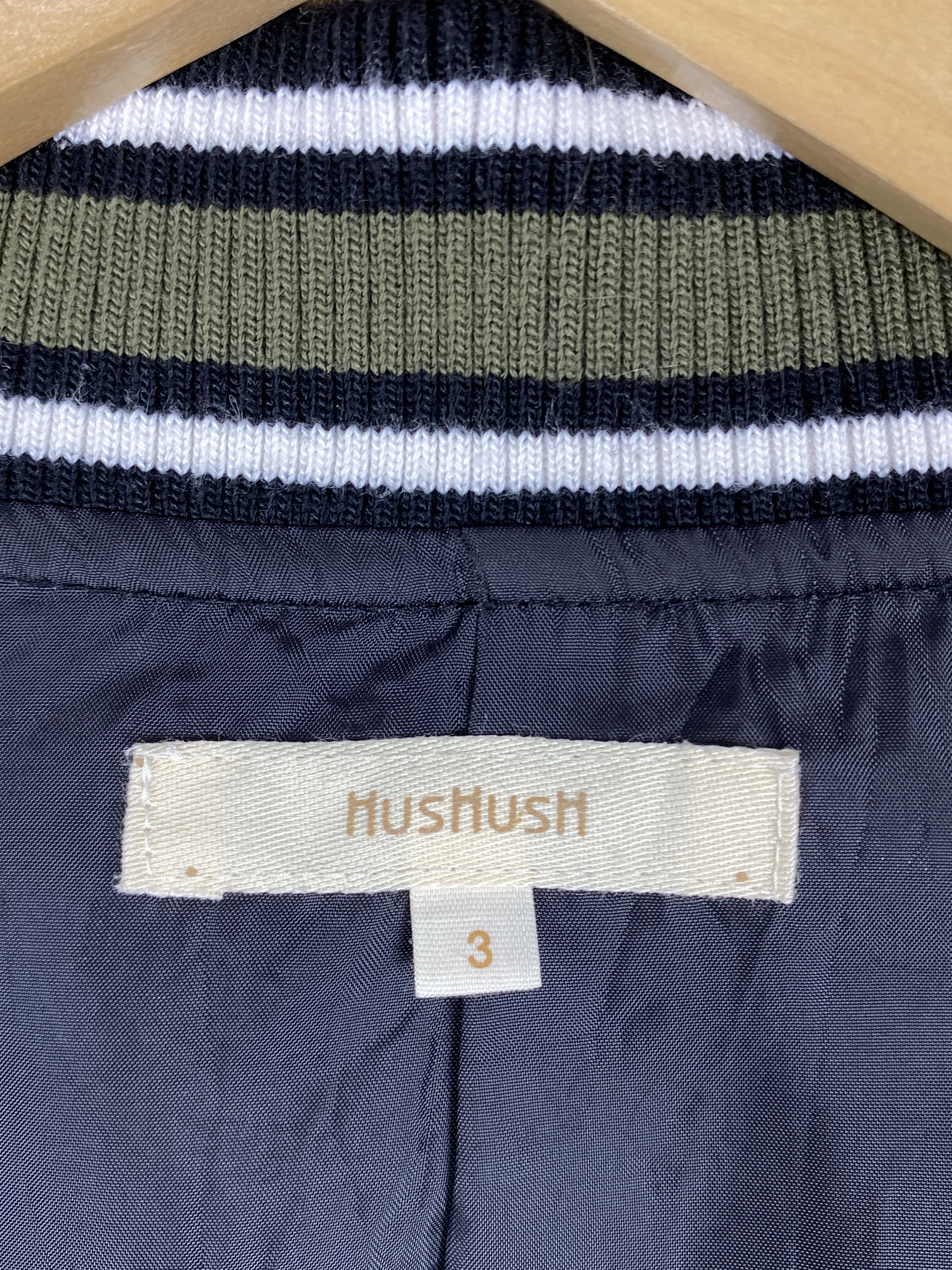 Japanese Brand Vintage Hushush Varsity Jacket J1784 Size US S / EU 44-46 / 1 - 9 Thumbnail