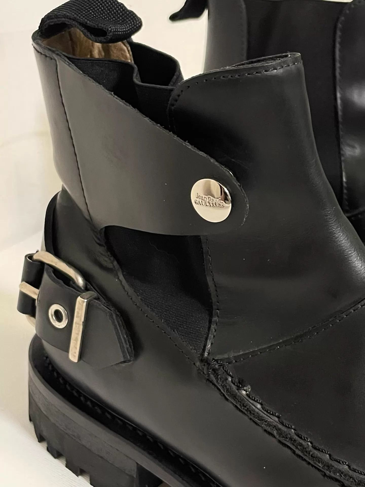 Jean Paul Gaultier Jean Paul Gaultier Color Blocked Military Boots Black Size US 9 / EU 42 - 5 Thumbnail