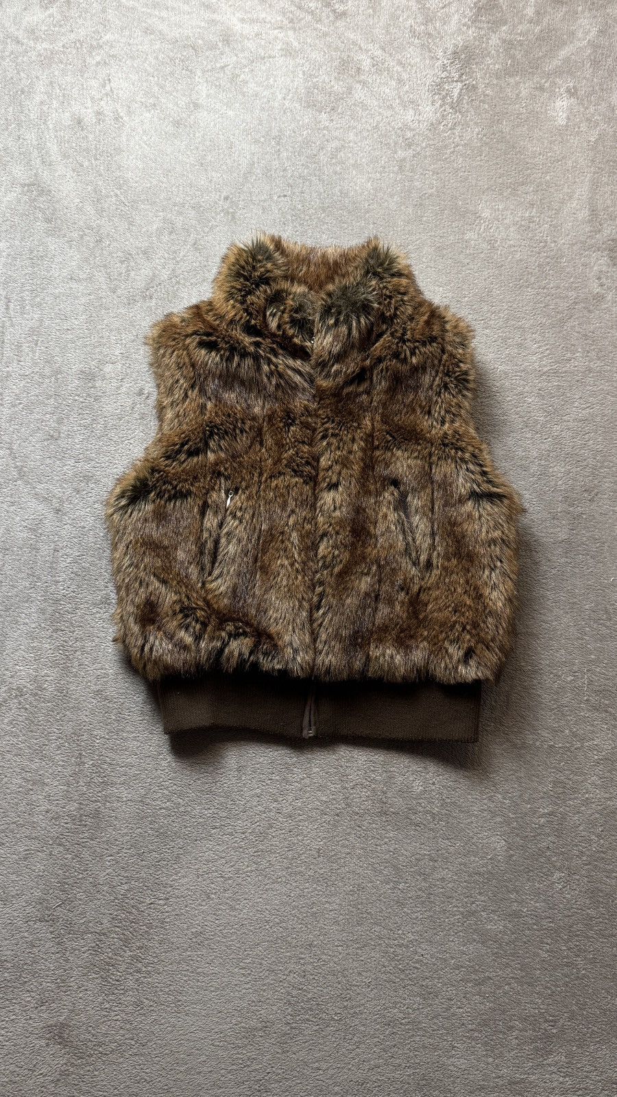 Japanese Brand Y2K Faux Fur Vest Jacket Goth Playboi Hysteric Glamour Vibe Size M / US 6-8 / IT 42-44 - 1 Thumbnail