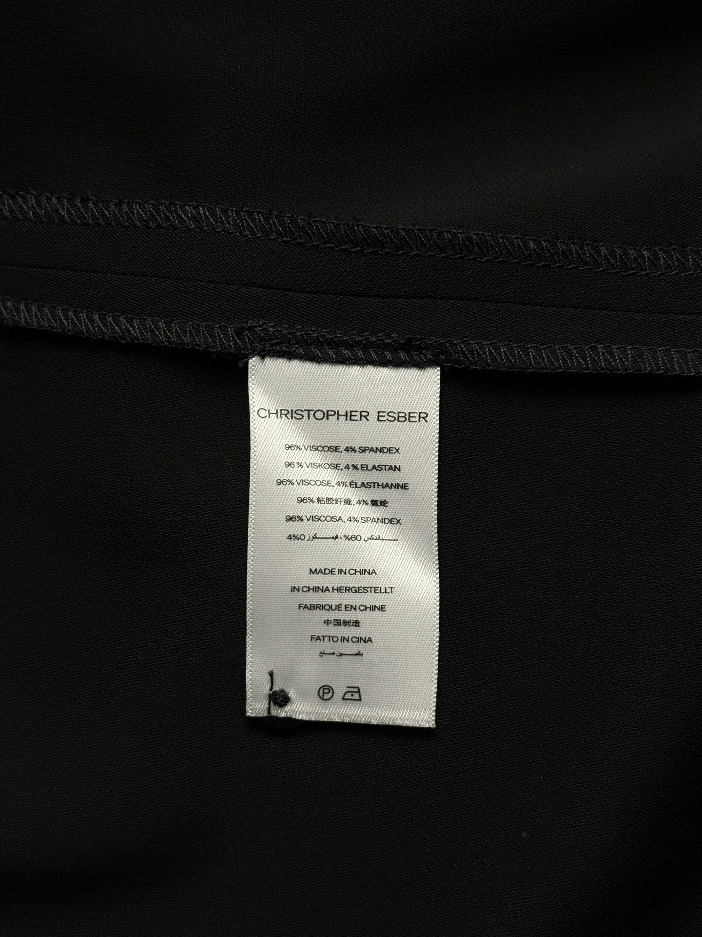 Christopher Esber Christopher Esber multi-Panel disconnect ruched black dress Size XS / US 0-2 / IT 36-38 - 3 Thumbnail