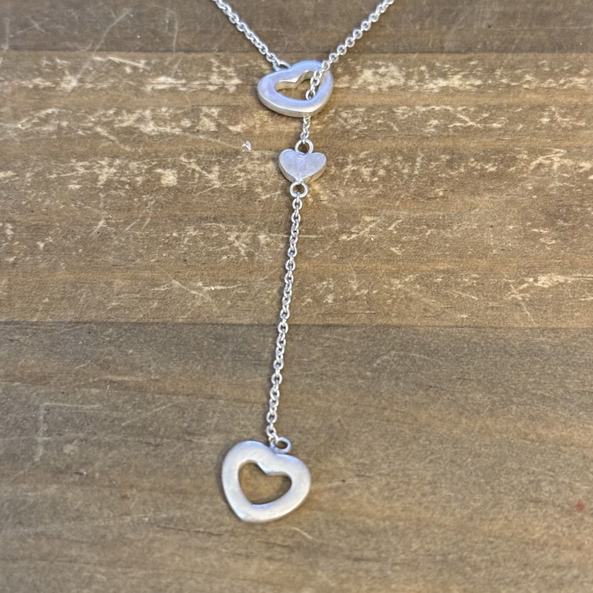 Tiffany & Co. Vintage Tiffany & Co. 925 station heart lariat necklace Size ONE SIZE - 3 Thumbnail