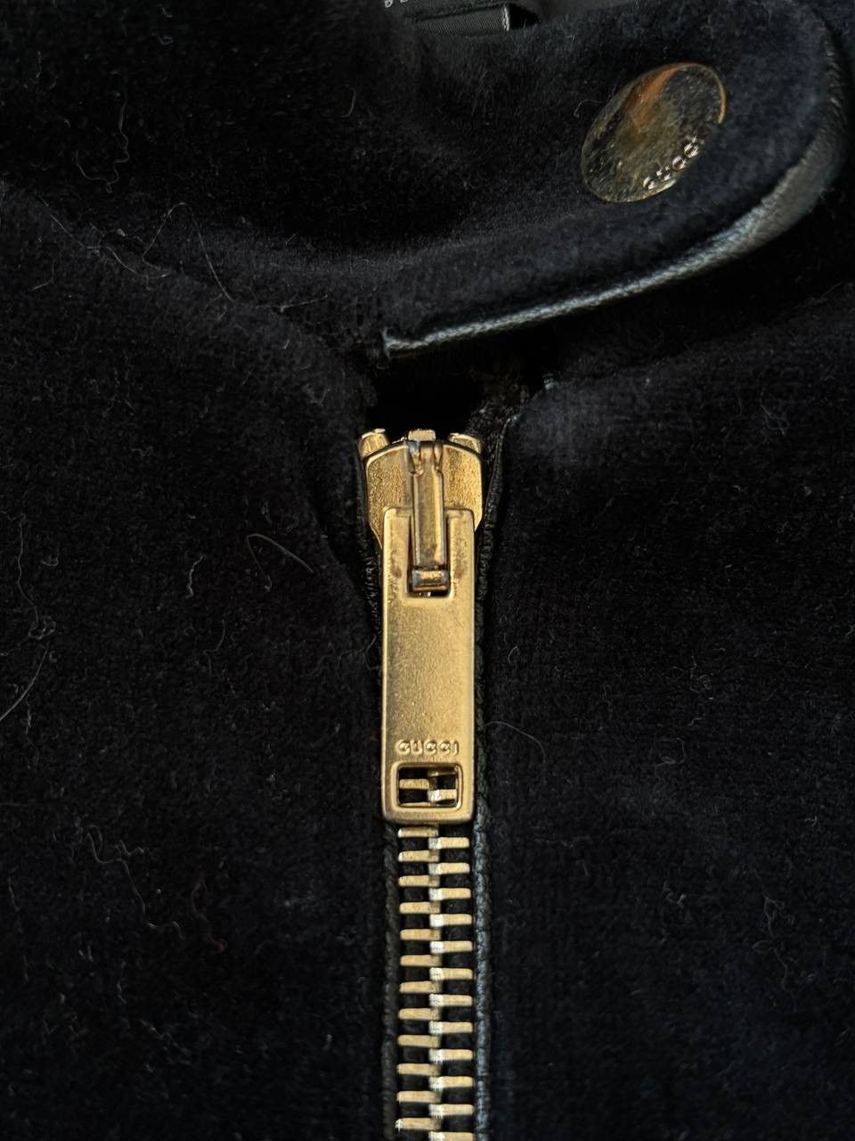 Gucci Gucci x Tom Ford Vintage women zip velour sweater 00's Size M / US 6-8 / IT 42-44 - 6 Thumbnail